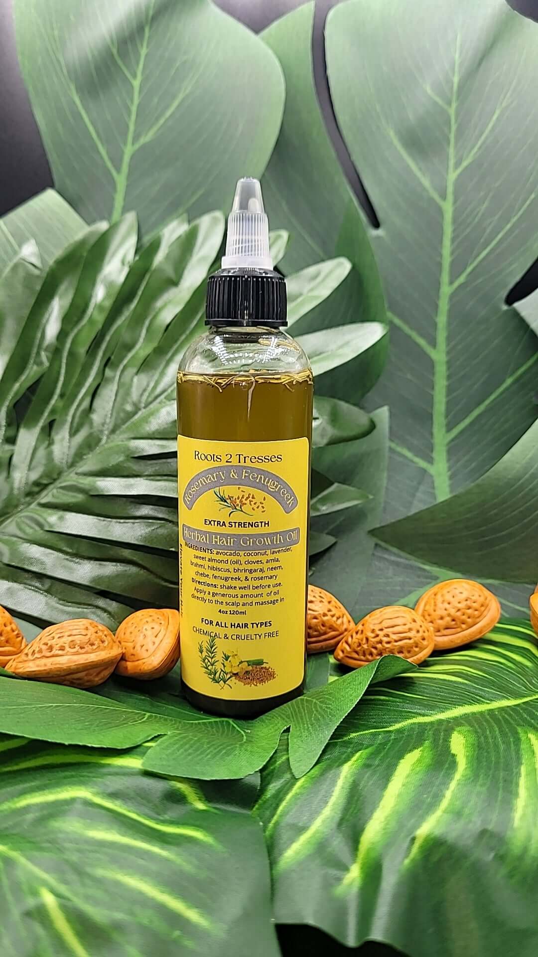 Roots 2 Tresses Extra Strength Rosemary and Fenugreek Growth Oil